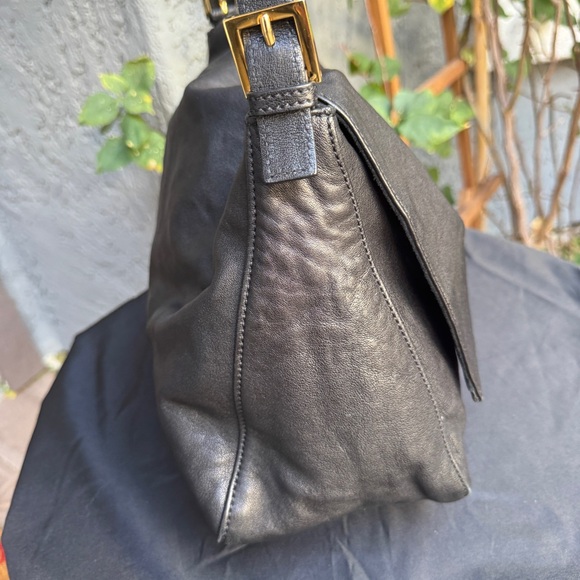 Fendi Lambskin Leather Tortoise Large Mamma Baguette - Picture 9 of 16